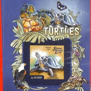 A4648 -SIERRA LEONE -ERROR IMPERF: 2015, Turtles, Butterflies, Crocodiles, Birds
