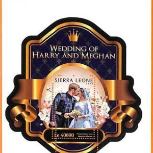 A6844 - SIERRA LEONE, Error 2018 MISSPERF SOUVENIR SHEET: Harry & Megan, Royalty