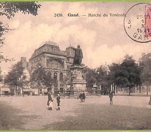 af4821 - BELGIUM Belgique - Carte Postal Ancienne VINTAGE POSTCARD - Gand - 1921
