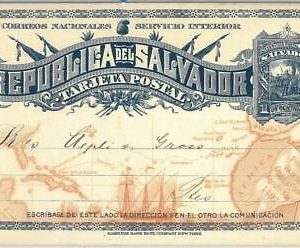 69351 - SALVADOR - POSTAL HISTORY - STATIONERY CARD 1893 - H&G # 14 INTERNAL USE