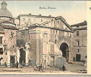 ab0303 - VINTAGE POSTCARD - ROME City: Portico Ottavia
