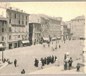 ab0240 - ROME VINTAGE POSTCARD City: Piazza di Spagna on the side of the...