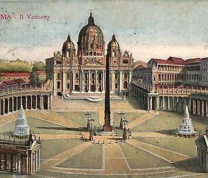 ab0558 - CARTOLINA D'EPOCA - ROMA Città  : Il Vaticano