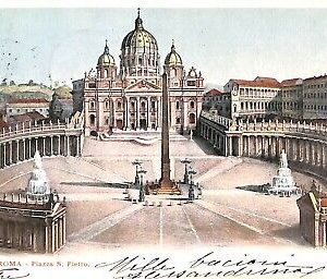 ab0578 - CARTOLINA D'EPOCA - ROMA Città : Piazza S. Pietro