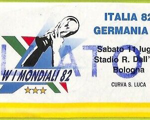 C2662- Vecchio BIGLIETTO PARTITA CALCIO 1992 ITALIA VS GERMANIA