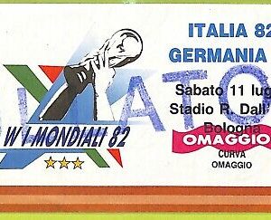 C2663- Vecchio BIGLIETTO PARTITA CALCIO 1992 ITALIA VS GERMANIA