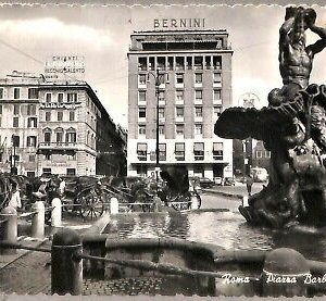 ab0581 - CARTOLINA D'EPOCA - ROMA Città : Piazza Bernini