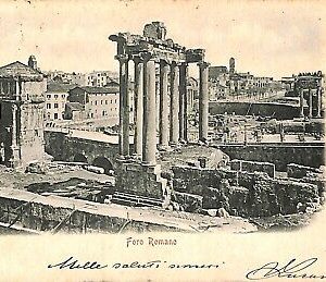 ab0584 - CARTOLINA D'EPOCA - ROMA Città : Foro Romano