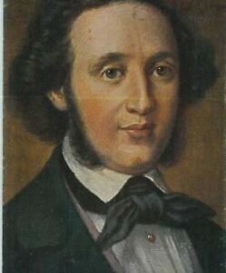 91672 - VINTAGE POSTCARD - FAMOUS composers MUSIC :  Felix Mendelssohn