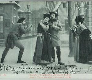 91702  -  Vintage POSTCARD -  MUSIC / THEATRE / Opera :  LA BOHEME  #5