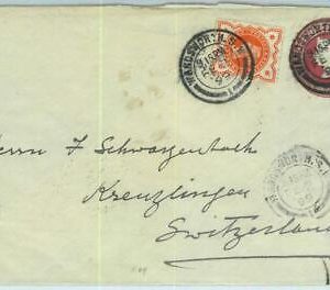 BK0861 - GB - POSTAL HISTORY - STATIONERY COVER: Wandsworth to SWITZERLAND  1899