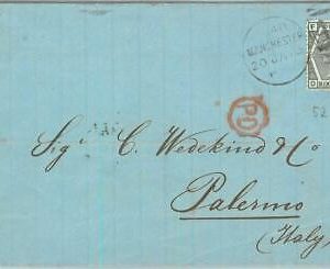 BK0771 - GB - POSTAL HISTORY - SG # 147 P. 13 on COVER from MANCHESTER  1873