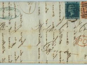 BK0702 - GB - POSTAL HISTORY - Nice FRANKING on COVER to ITALY  1863