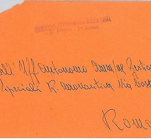 62387 -  LIBYA - POSTAL HISTORY: MILITARY MAIL Posta Militare: AERONAUTICA 2o2a