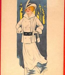 Lib7721 - VINTAGE Artist Illustraded POSTCARD - Glamour  Fashion PHS (?)