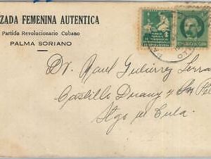 69224 - HAVANA - POSTAL HISTORY -  Feminist PROPAGANDA COVER 1939 - Tuberculosis