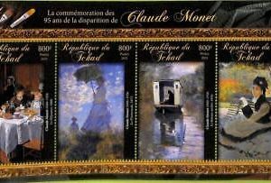 A8821 - TCHAD - Stamp Sheet - 2021 Claude Monet  ART
