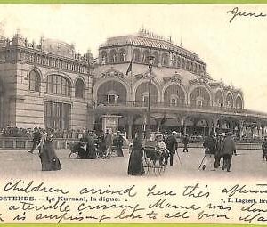 af5045- BELGIUM Belgique - Carte Postal Ancienne VINTAGE POSTCARD-Ostende-1904