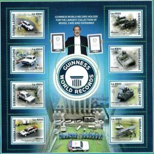 A2491 - SIERRA LEONE - ERROR: MISPERF -2017 Guinness World Record, Dioramas, Car