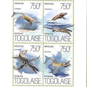 A8863 - TOGO - Stamp Sheet - 2013 PREHISTORICS DINOSAURS