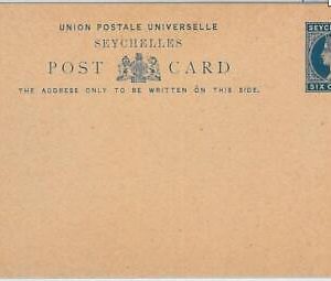 65880 -  SEYCHELLES  - Postal History -  POSTAL STATIONERY CARD: # 2