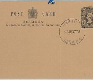 65811  - BERMUDA  - Postal History -  POSTAL STATIONERY CARD  Four Cents