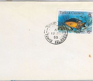 Turks & Caicos -  POSTAL HISTORY - COVER with nice postmark: GRAND TURK 1980