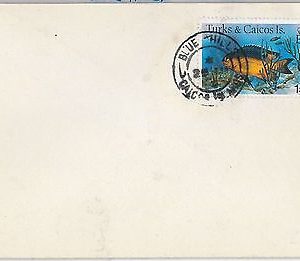 Turks & Caicos -  POSTAL HISTORY - COVER with nice postmark: BLUE HILLS CAICOS
