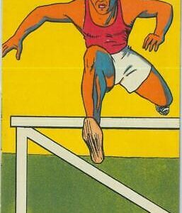 Lib7474 - VINTAGE Illustrated SPORT POSTCARD - 1928 Olympic Games PARIS: Hurdles