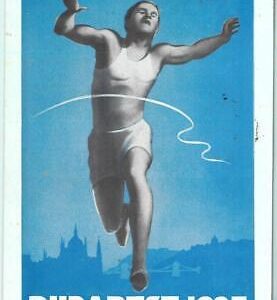 Lib7478 - VINTAGE  SPORT Illustrated  POSTCARD  - 1935 Budapest UNIVERSITY GAMES