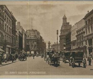 90689  - UNITED KINGDOM - Vintage POSTCARD - MANCHESTER  St ANN'S Square