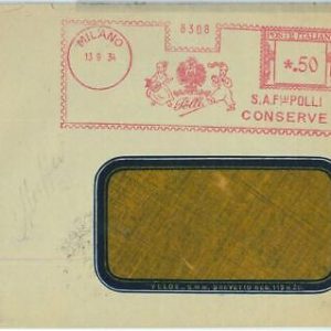 91176 - ITALY - POSTAL HISTORY - RED Mechanical Postmak: CHICKEN Gastronomy 1934