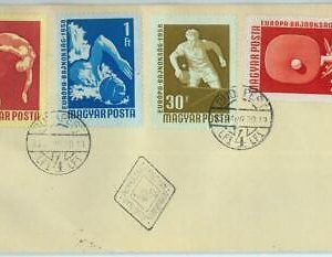 95618  - HUNGARY - POSTAL HISTORY -  FDC COVER :  Table Tennis PING PONG  1958