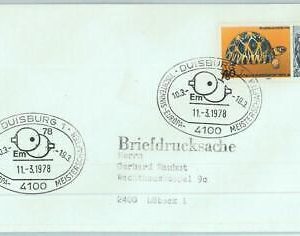 95579 - GERMANY Berlin POSTAL HISTORY -  POSTMARK   Table Tennis PING PONG 1978