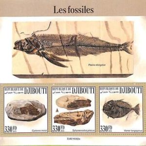 A7708 - DJIBOUTI -  Stamp Sheet - 2021 Fossils