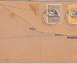 48648  NEW GUINEA N.W. Pacific Is -  POSTAL HISTORY - REGISTERED COVER    1918