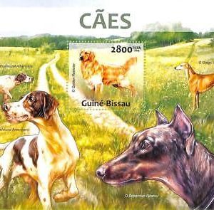 A7773 - Guinea-Bissau -  Stamp Sheet -2013 Animals DOGS