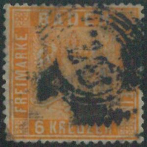 77926b  - GERMANY Baden -  STAMP:  Michel  # 11 -  USED