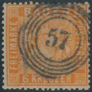 77926c  - GERMANY Baden -  STAMP:  Michel  # 11 -  USED