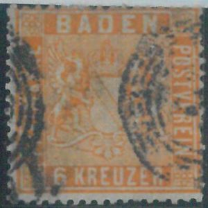 77926e  - GERMANY Baden -  STAMP:  Michel  # 11 -  USED