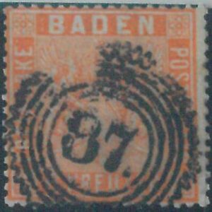 77926g  - GERMANY Baden -  STAMP:  Michel  # 11 -  USED