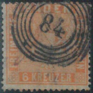 77926h  - GERMANY Baden -  STAMP:  Michel  # 11 -  USED