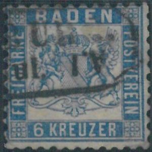77941 -  GERMANY Baden -  STAMP:  Michel  # 19b -   USED