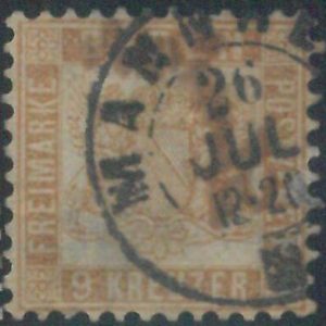 77951e - GERMANY Baden -  STAMP:  Michel  # 20b -    USED