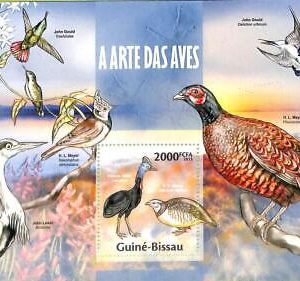 A7817- Guinea-Bissau -  Stamp Sheet - 2013  BIRDS