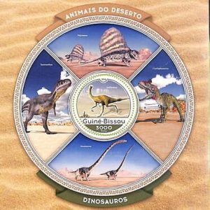 A7843 - Guinea-Bissau - ERROR MISPERF Stamp Sheet - 2016 Prehistorics DINOSAURS