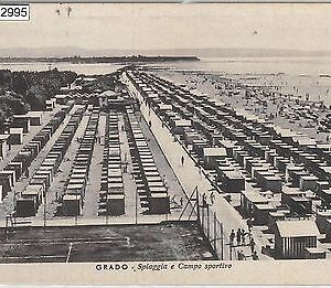 52995  - CARTOLINA d'Epoca - GORIZIA provincia -  GRADO: Spiaggia 1945