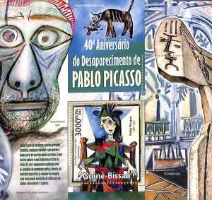 A7861 - Guinea-Bissau -  ERROR MISPERF Stamp Sheet - 2013 ART Picasso