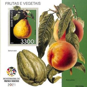 A7860 - Guinea-Bissau -  Stamp Sheet - 2021 Plants FRUITS