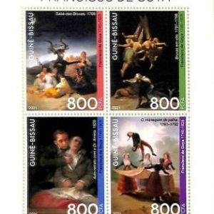 A7888 - Guinea-Bissau - Stamp Sheet -2021  Art GOYA paintings